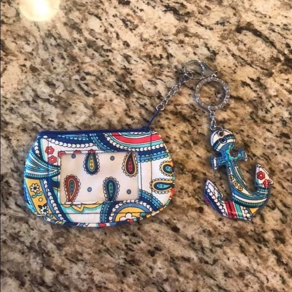 ID/card carrier with keychain